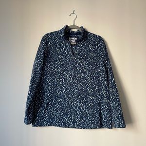 Landsend Colorful Quarter Zip